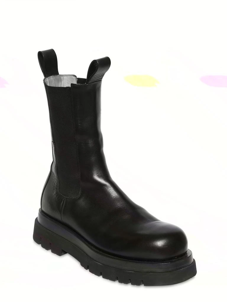商品Bottega Veneta|Lug High Leather Chelsea Boots,价格¥10948,第3张图片详细描述