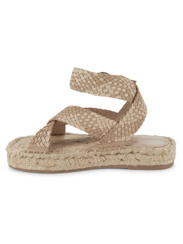 商品Sam Edelman|Dakota Leather Espadrille Sandals,价格¥342,第4张图片详细描述