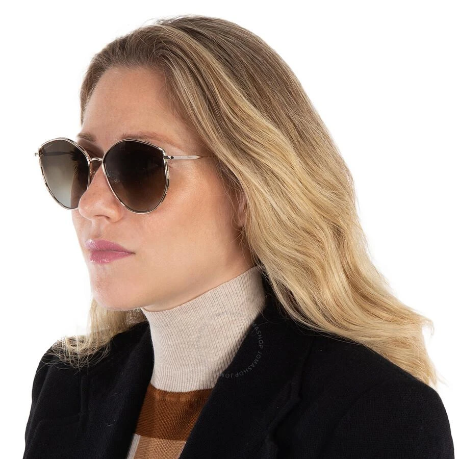 商品Salvatore Ferragamo|Salvatore Ferragamo Green Gradient Horn Ladies Sunglasses SF264S 709 60,价格¥593,第2张图片详细描述