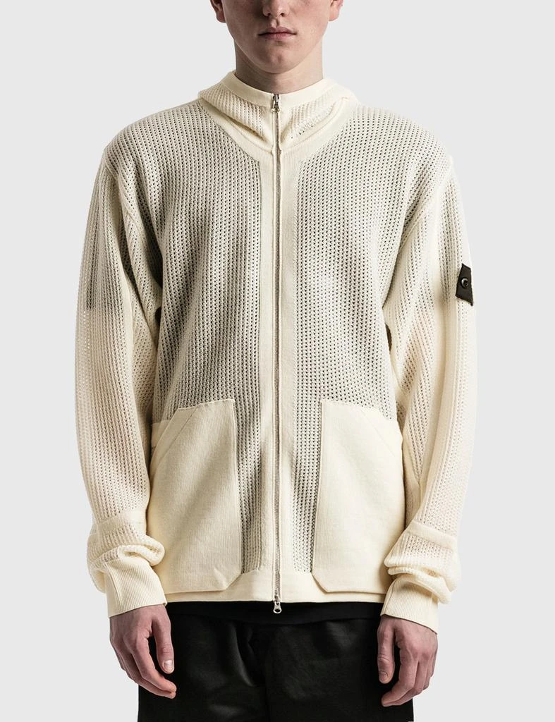 商品Stone Island|Translucent Knit Parka,价格¥4343,第3张图片详细描述