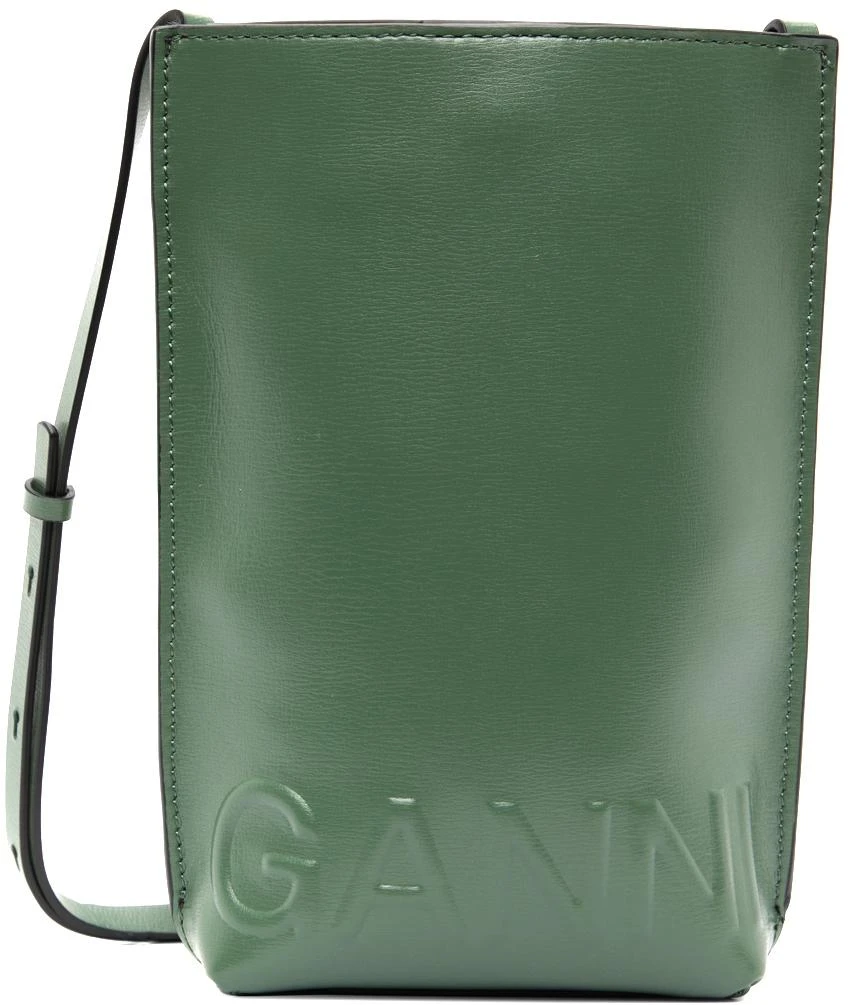 商品Ganni|Green Small Banner Bag,价格¥901,第1张图片