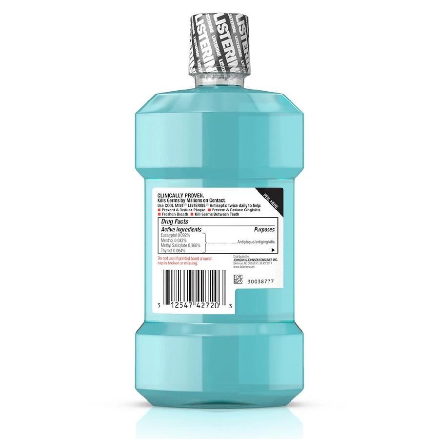 商品Listerine|Antiseptic Mouthwash Mint,价格¥34,第3张图片详细描述