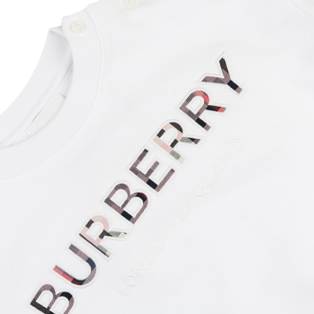 商品Burberry|White Mini Eugene Sweatshirt,价格¥1298,第4张图片详细描述