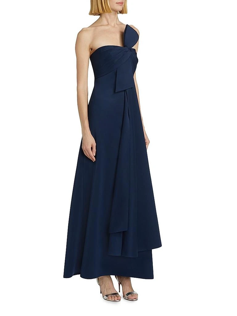 商品Badgley Mischka|Neoprene Bow Gown,价格¥1755,第4张图片详细描述