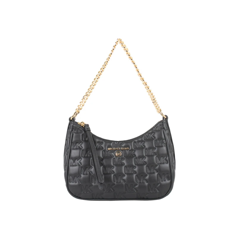 商品Michael Kors|Michael Kors  JET SET CHARM小号人造革链条女士手提单肩腋下包 32S2GT9C1L-BLACK,价格¥976,第1张图片