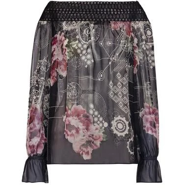 商品Alberta Ferretti|Fleur d'acier 雪纺衬衫,价格¥2698,第1张图片