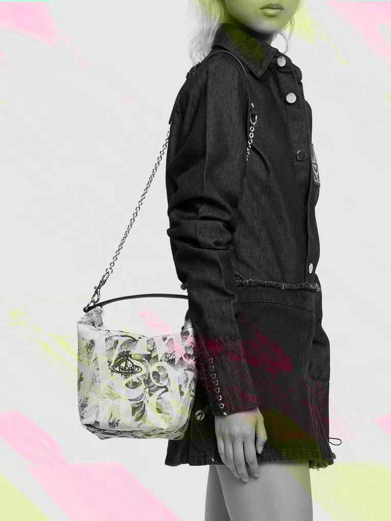 商品Vivienne Westwood|Sally Canvas Jacquard Crossbody Bag,价格¥4214,第1张图片