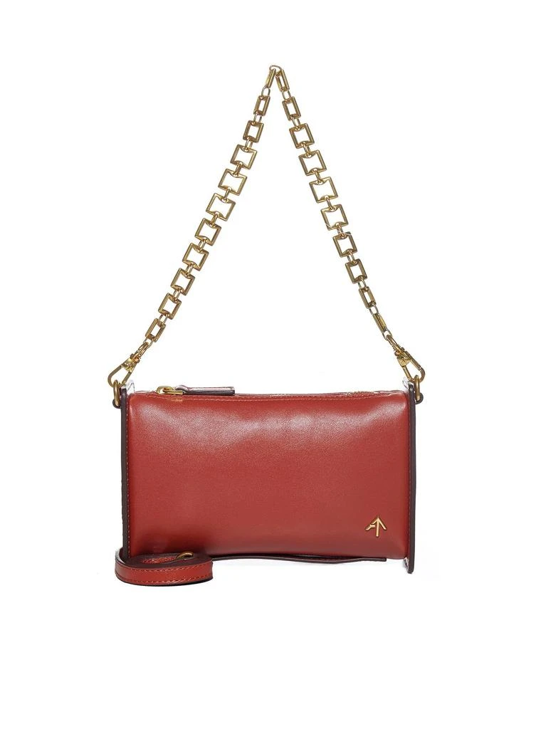 商品Manu Atelier|Manu Atelier Logo Plaque Chain Link Mini Shoulder Bag,价格¥1829,第1张图片