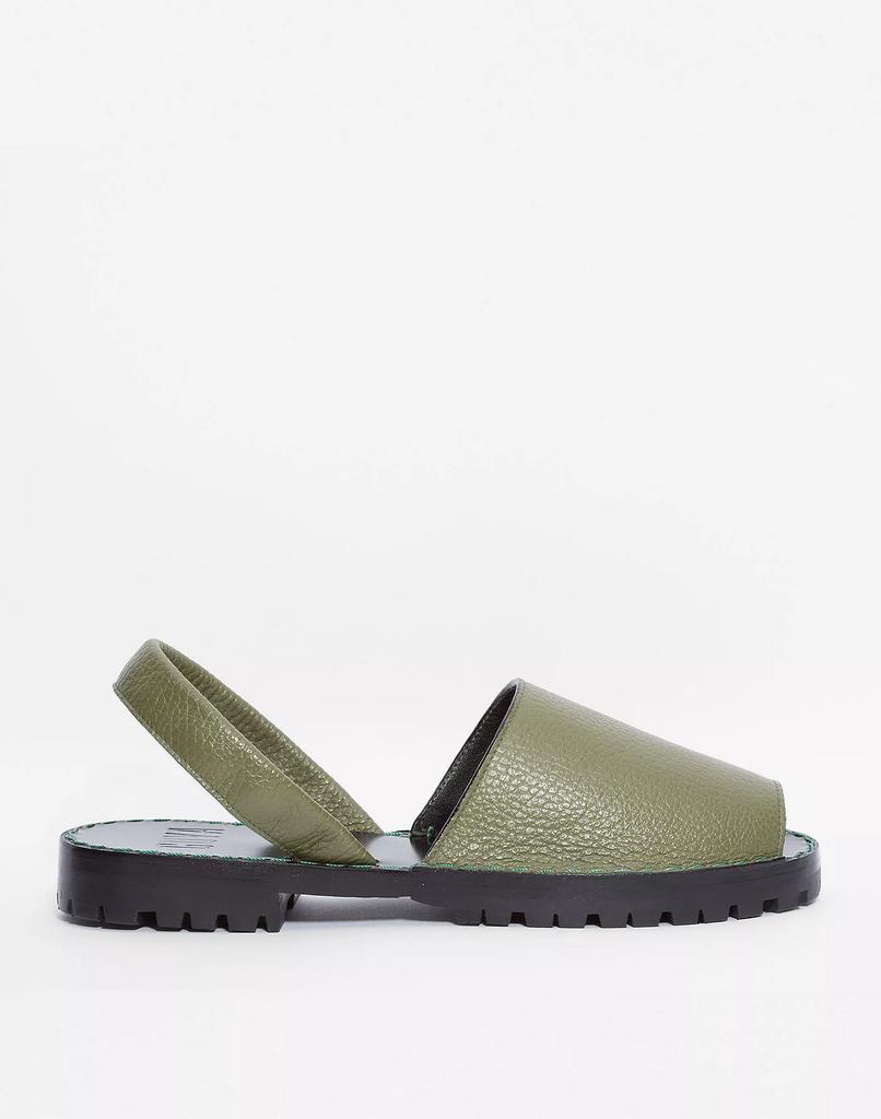 商品Madewell|GOYA Pebbled Leather Goya Sandal,价格¥2171,第1张图片