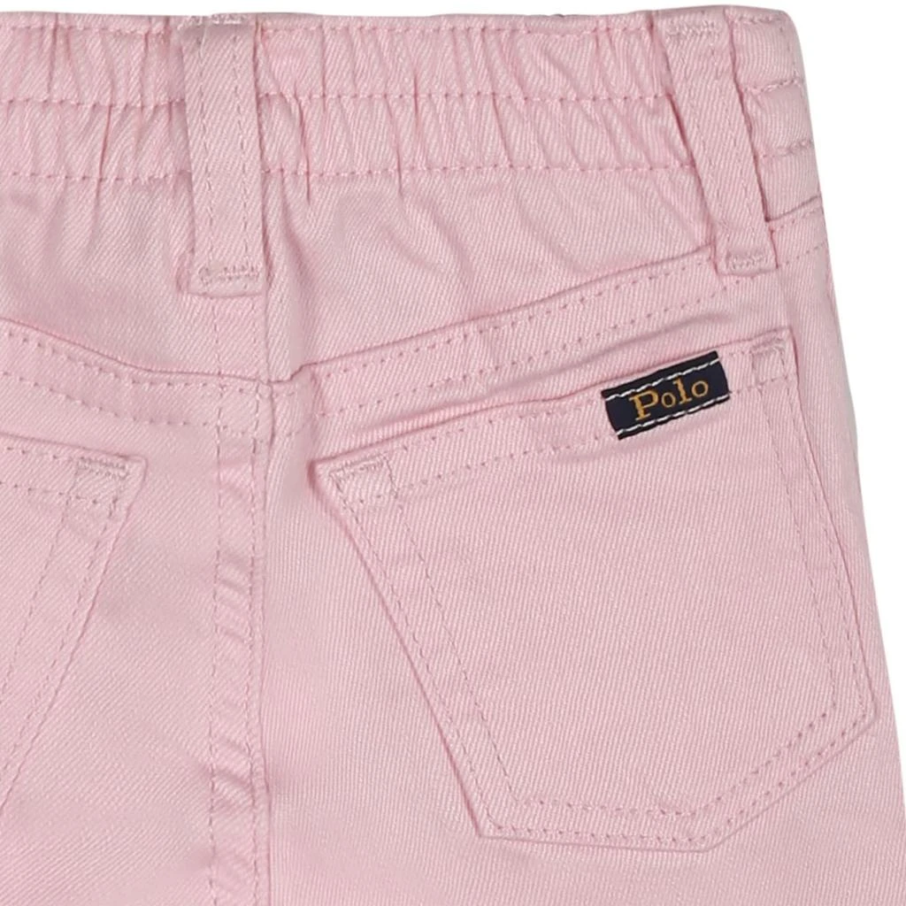 商品Ralph Lauren|Pink Jeans For Baby Girl With Logo,价格¥1093,第3张图片详细描述