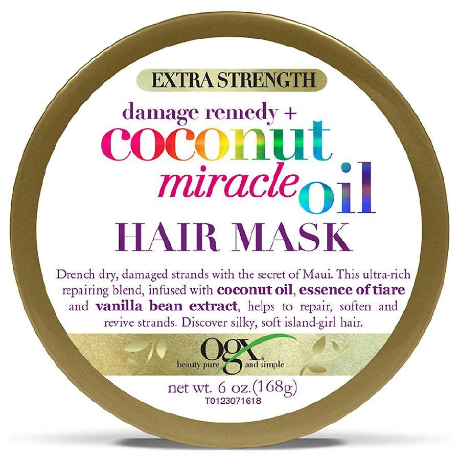 商品OGX|Extra Strength Damage Remedy  + Coconut Miracle Oil Hair Mask,价格¥62,第1张图片