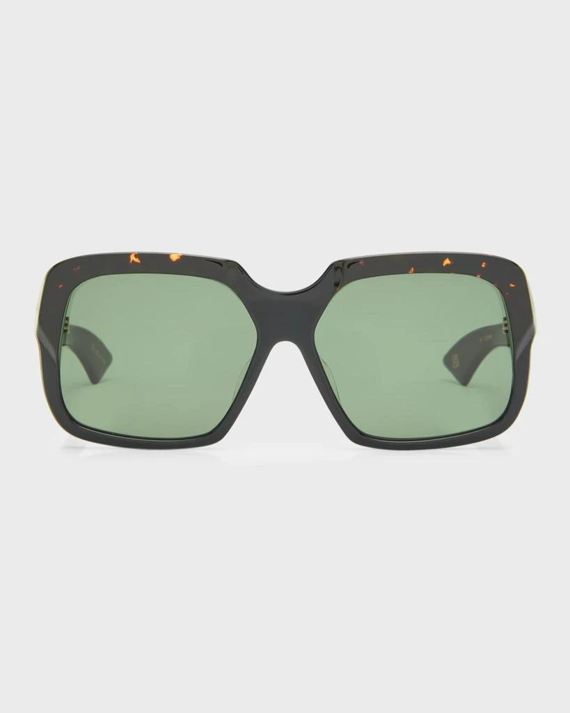 商品KAREN WALKER|Logo Acetate Square Sunglasses,价格¥1863,第3张图片详细描述