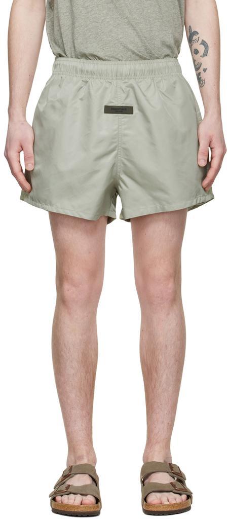 商品Essentials|Green Nylon Shorts,价格¥433,第1张图片