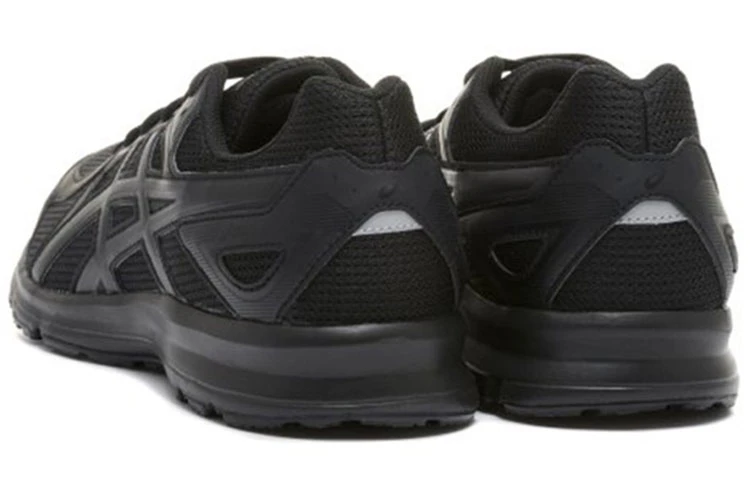 商品[国内直发] Asics|[预售3天]Jog 100 2 舒适软弹 PU网布织物合成革耐磨 低帮 越野训练短跑体测体考竞速跑步鞋 男女同款 黑武士,价格¥431,第5张图片详细描述