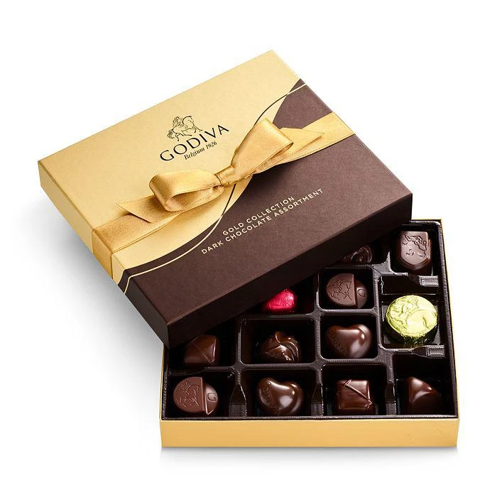 商品Godiva|Small Dark Chocolate Assortment, 15 Piece,价格¥239,第1张图片