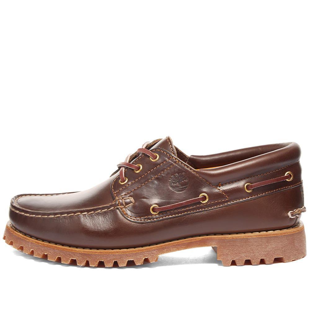 商品Timberland|Timberland Authentic 3 Eye Classic Lug Shoe,价格¥1284,第4张图片详细描述