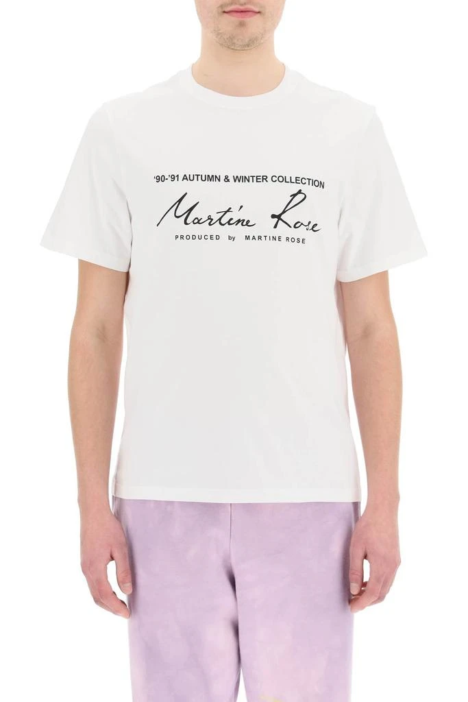 商品Martine Rose|Martine Rose Logo Print T-shirt,价格¥884,第2张图片详细描述