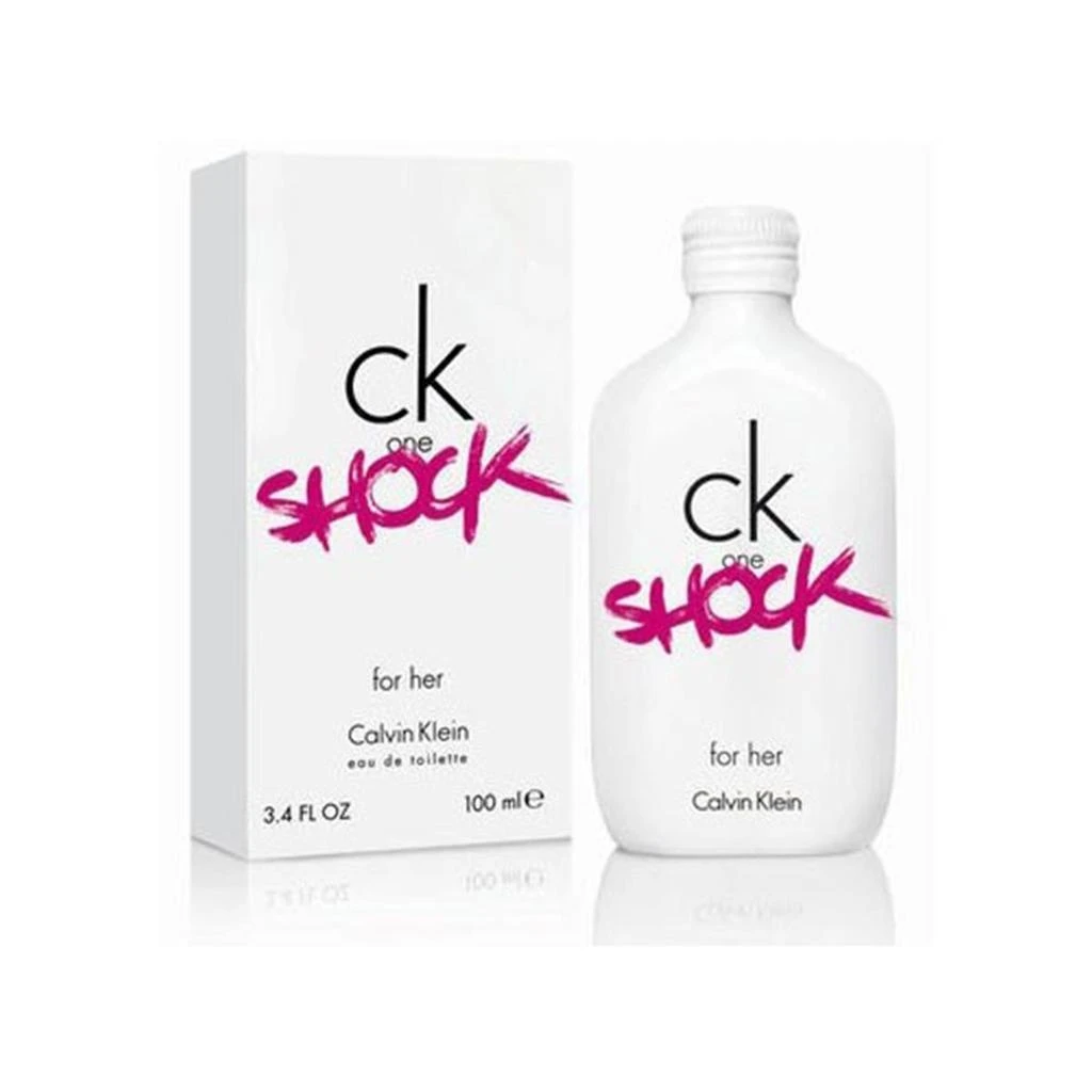 商品Calvin Klein|OSHTS34F Ck One Shock &  EDT Spray for Women - 3.4 oz,价格¥250,第1张图片