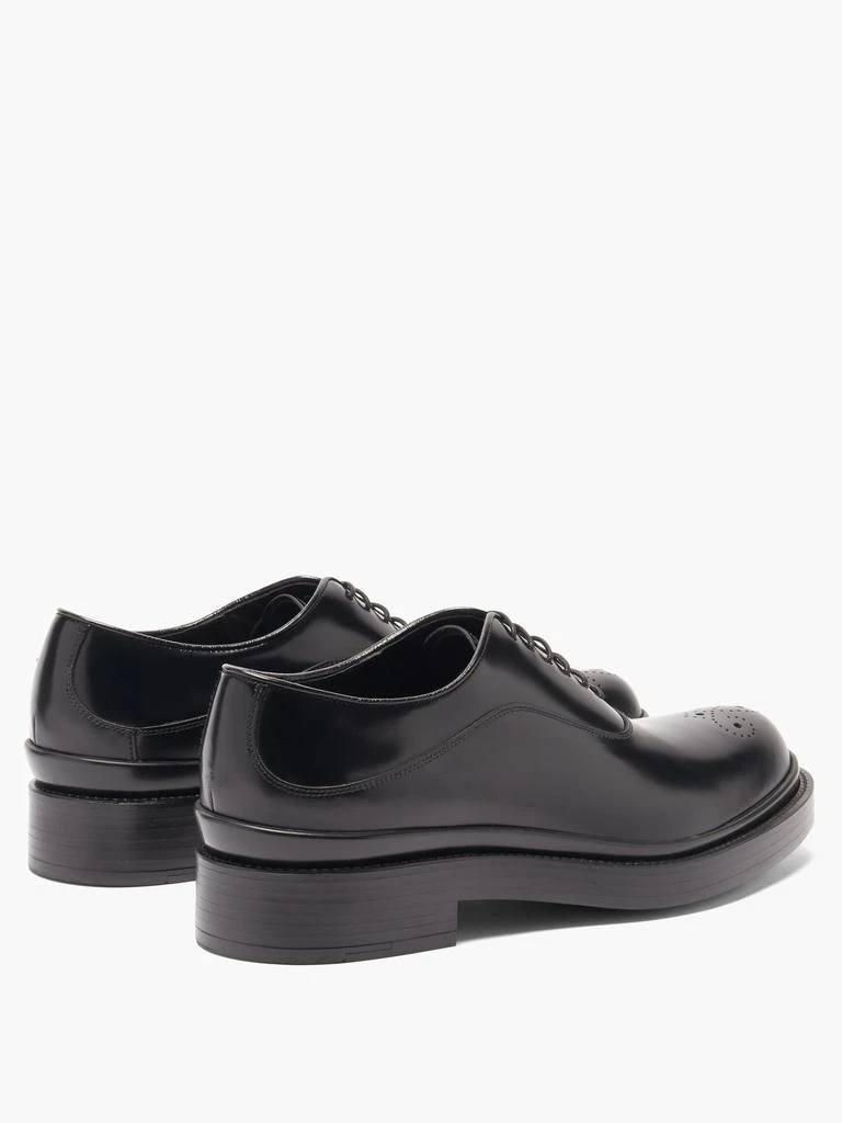 商品Prada|Spazzolato-leather Oxford shoes,价格¥5630,第4张图片详细描述