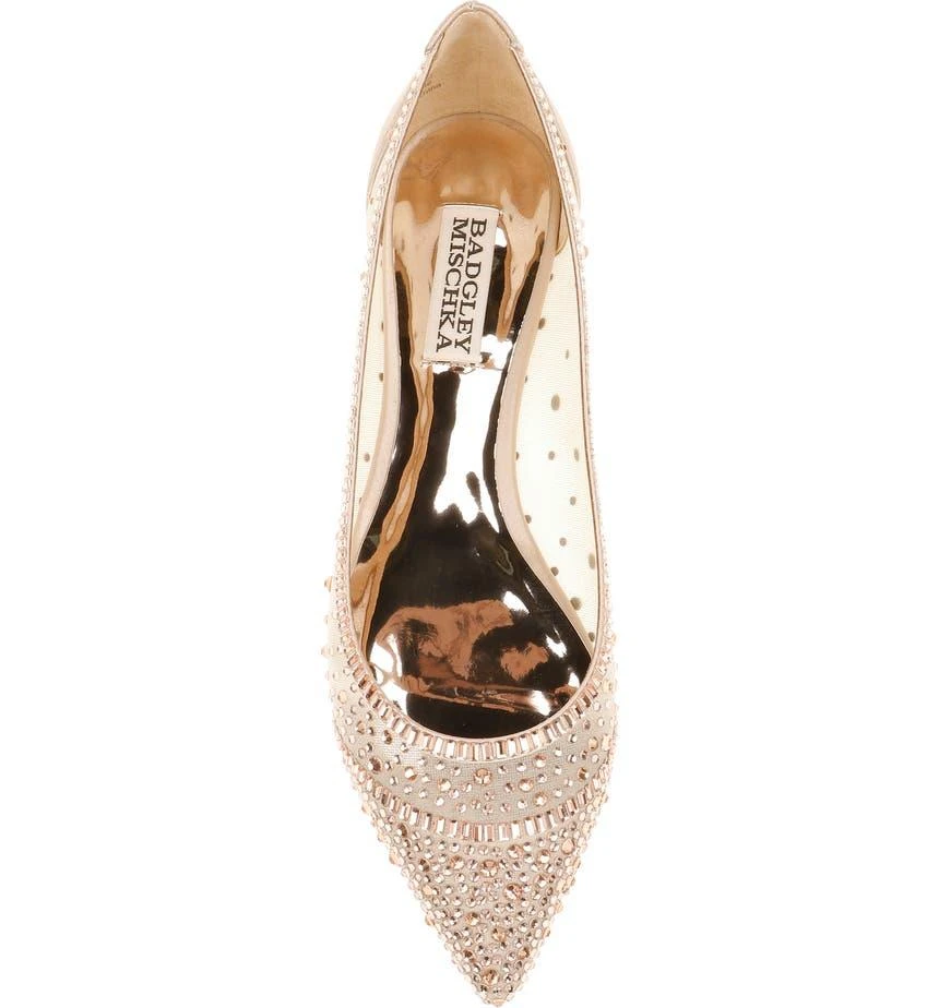 商品Badgley Mischka|Babette Pointed Toe Flat,价格¥287,第5张图片详细描述