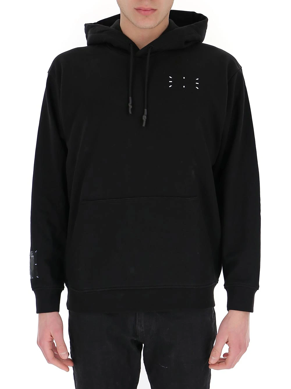 ALEXANDER MCQUEEN 亚历山大·麦昆 男士黑色卫衣/帽衫 624727-RQR20-1000 商品