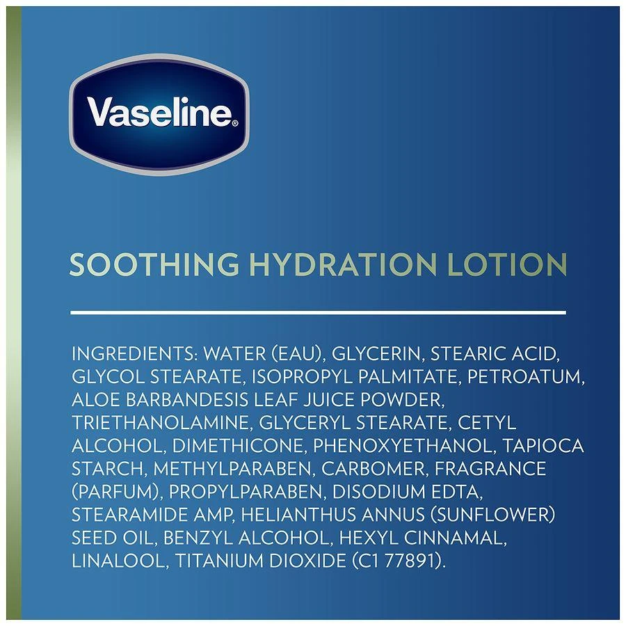 商品Vaseline|Soothing Hydration Body Lotion Aloe Soothe,价格¥82,第4张图片详细描述