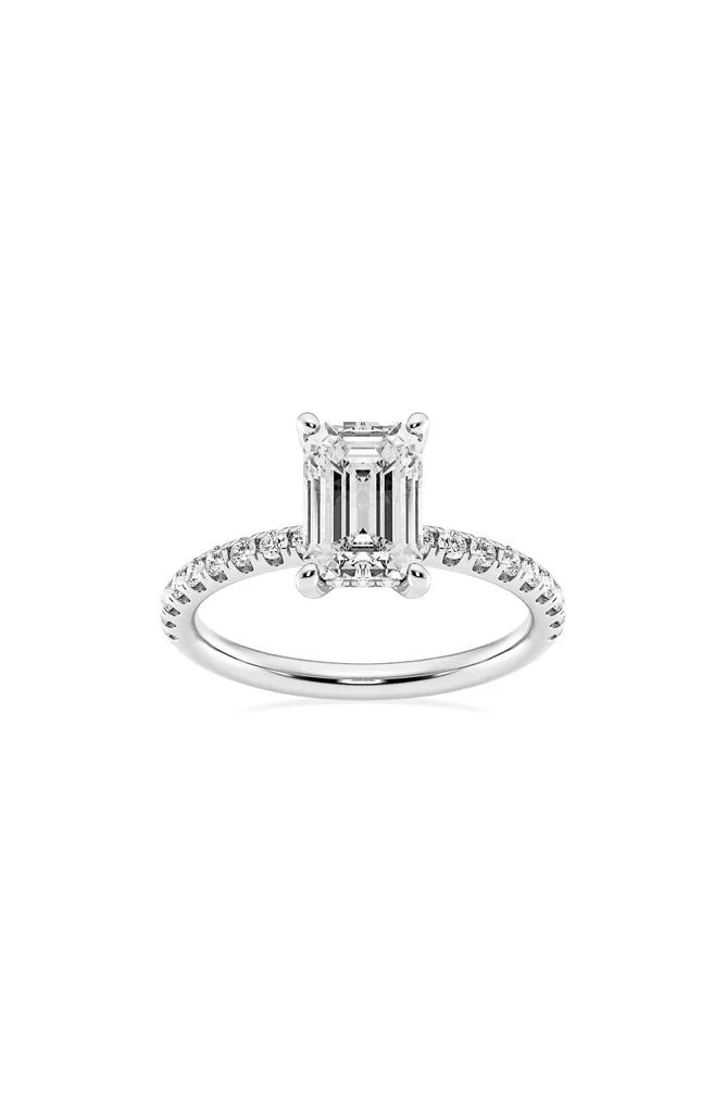 商品Badgley Mischka|14K Gold Emerald Cut Lab Created Diamond Ring - 2.20ct.,价格¥17559,第1张图片