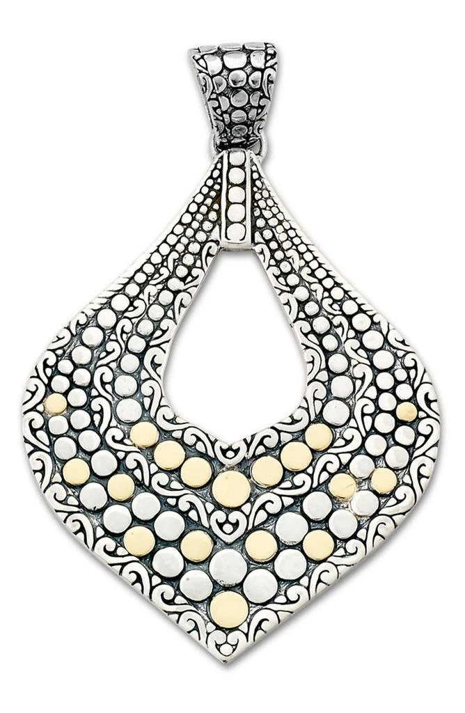 商品SAMUEL B.|Sterling Silver 18k Yellow Gold Statement Pendant,价格¥984,第1张图片