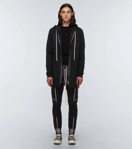 商品Rick Owens|长款棉质帽衫,价格¥6098,第2张图片详细描述