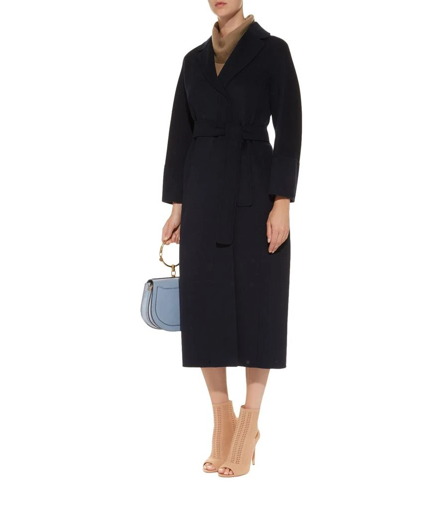 商品Max Mara|Longline Wool Wrap Coat,价格¥5295,第5张图片详细描述