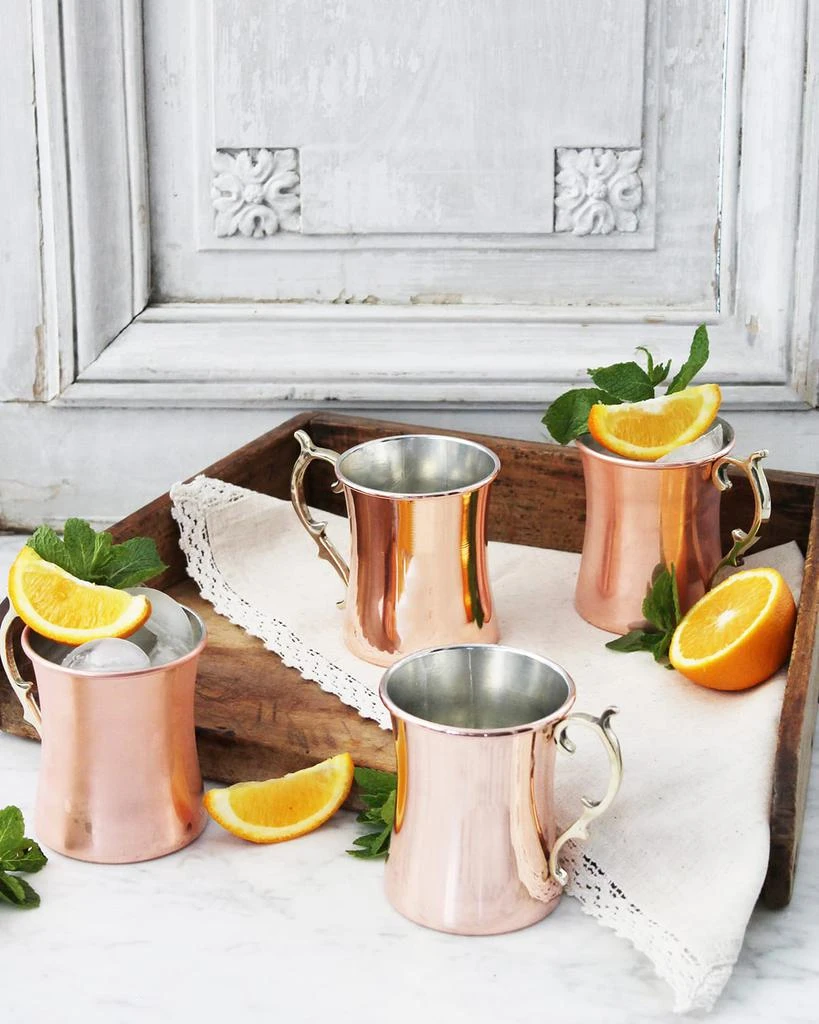 商品Coppermill Kitchen|Vintage-Inspired Cocktail Mugs, Set of 4,价格¥938,第1张图片