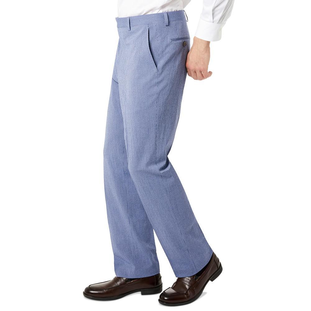 商品Ralph Lauren|Men's Classic-Fit Seersucker Check Suit Separate Pants,价格¥221,第5张图片详细描述