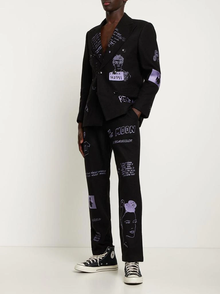 商品KIDSUPER STUDIOS|Embroidered Suit Pants,价格¥924,第1张图片详细描述