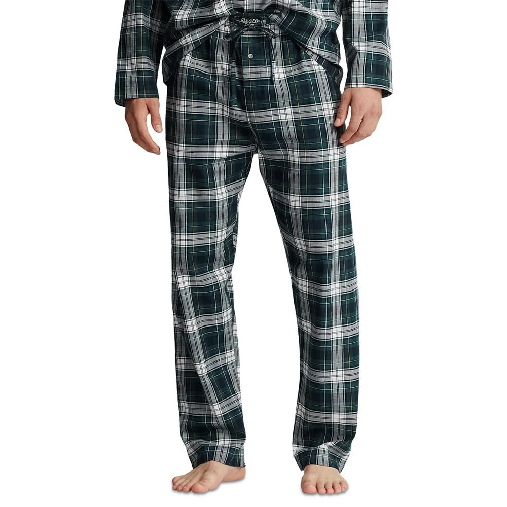 商品Ralph Lauren|Men's Cotton Plaid Flannel Pajama Pants,价格¥406,第1张图片