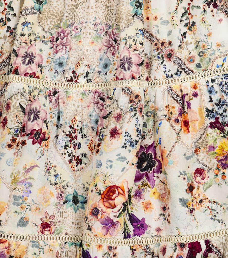 Embellished floral skirt商品第3张图片规格展示