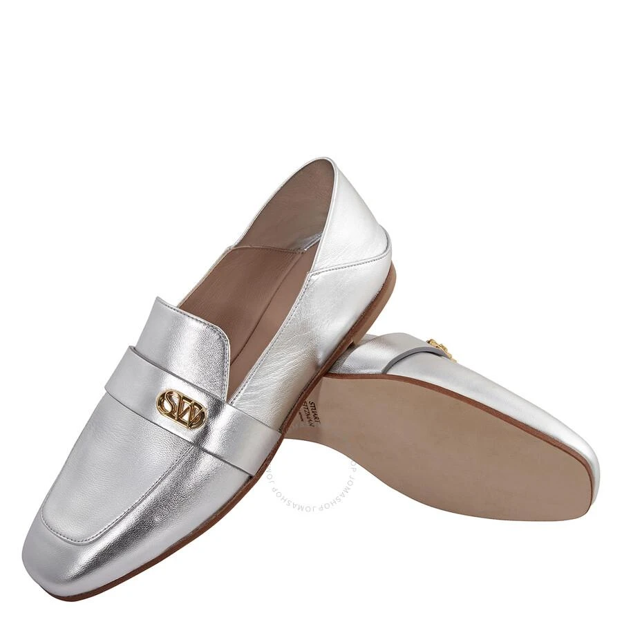 商品Stuart Weitzman|Ladies Wylie Metallic Logo Flats,价格¥560,第2张图片详细描述