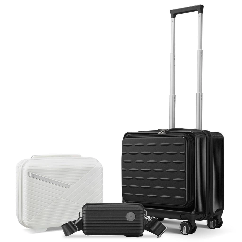 商品Streamdale Furniture|Streamdale 18" Carry On Luggage with Front Open Door &Laptop Interlayer,价格¥1020,第1张图片