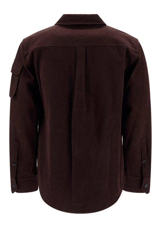 商品Helmut Lang|Helmut Lang Patch Long-Sleeved Twill Shirt,价格¥2136,第2张图片详细描述