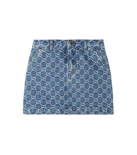 商品Gucci|GG帆布牛仔半身裙,价格¥5006,第1张图片