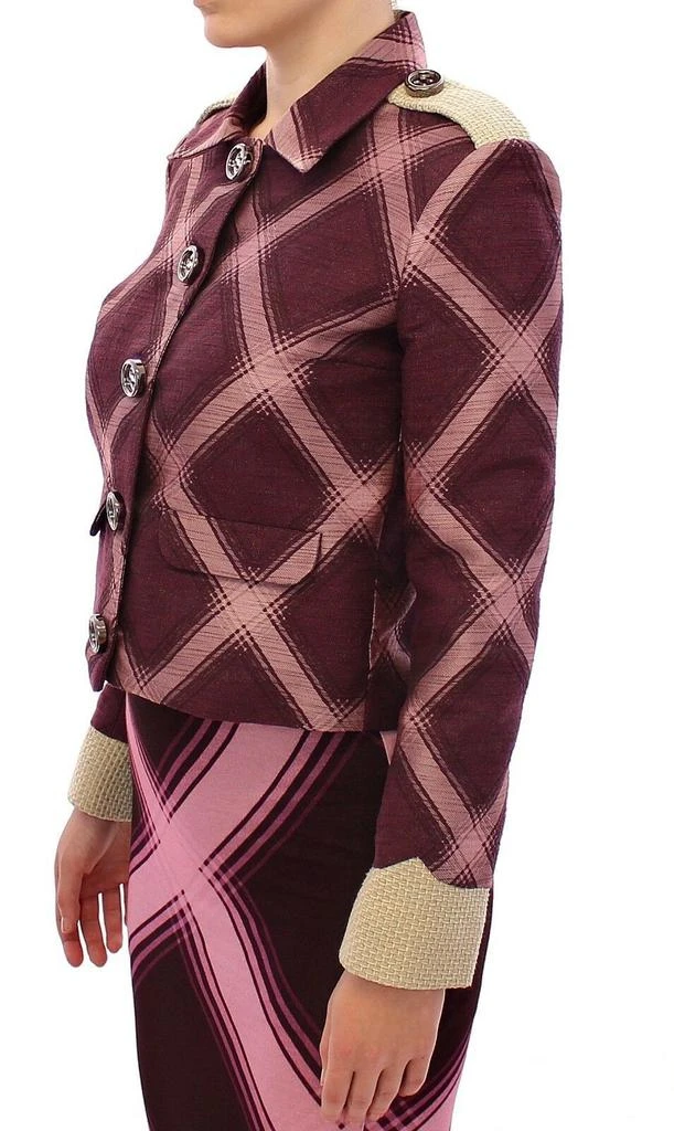 商品House of Holland|Check Trench Coat Blazer  Women's Jacket,价格¥2822,第2张图片详细描述