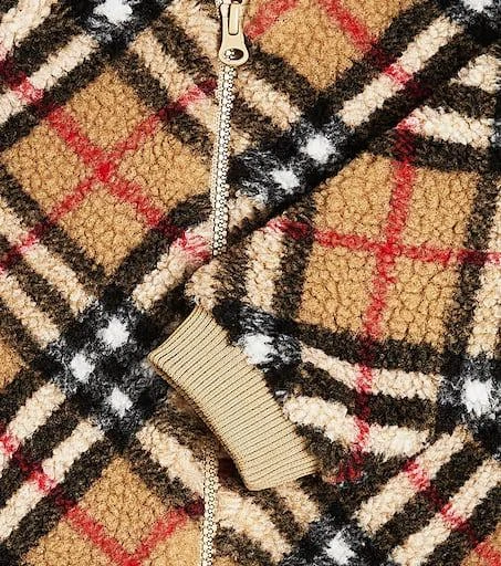 商品Burberry|婴幼儿 — Burberry Check泰迪绒夹克,价格¥2872,第3张图片详细描述
