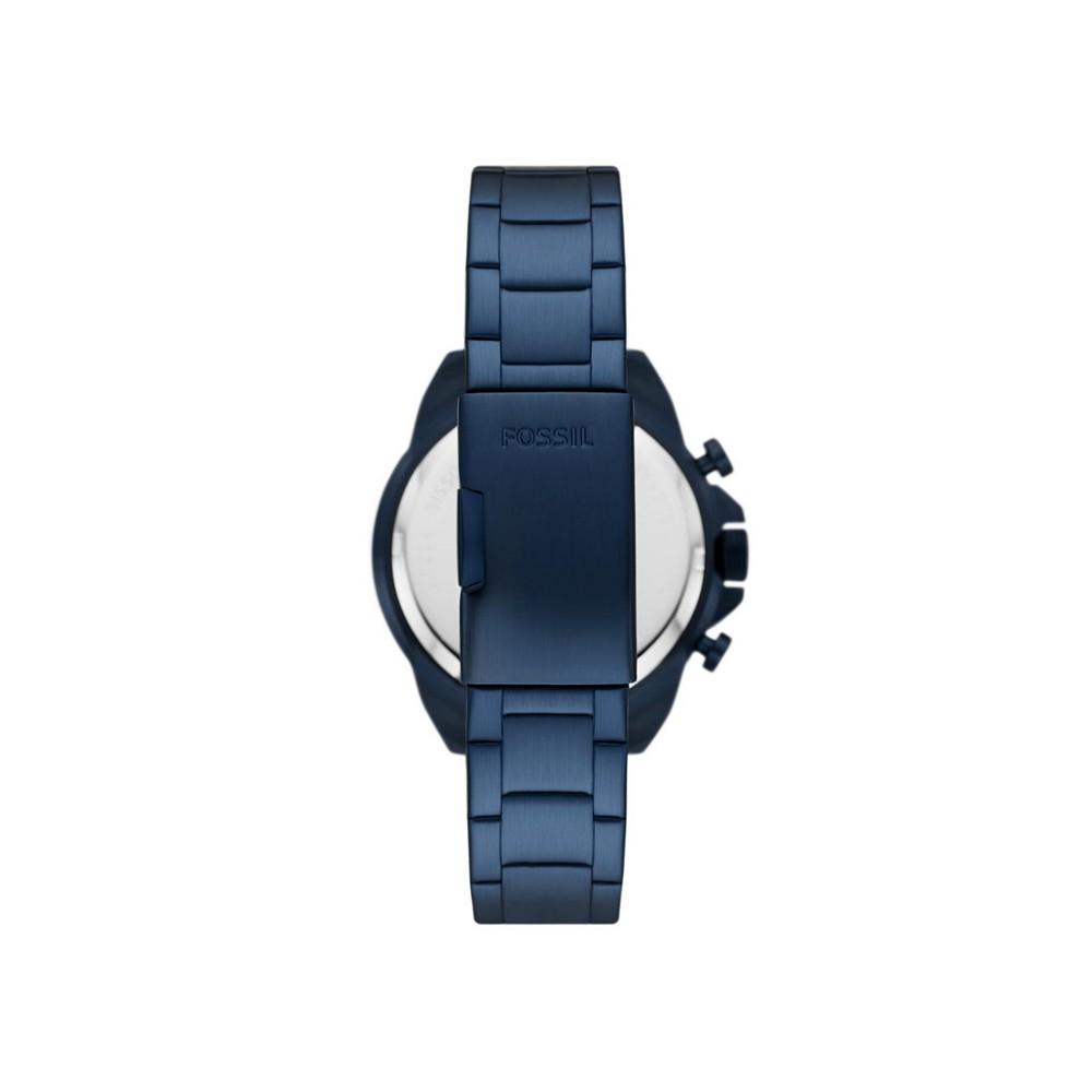 Men's Bronson Chronograph, Blue Ion Plating Stainless Bracelet Watch商品第2张图片规格展示