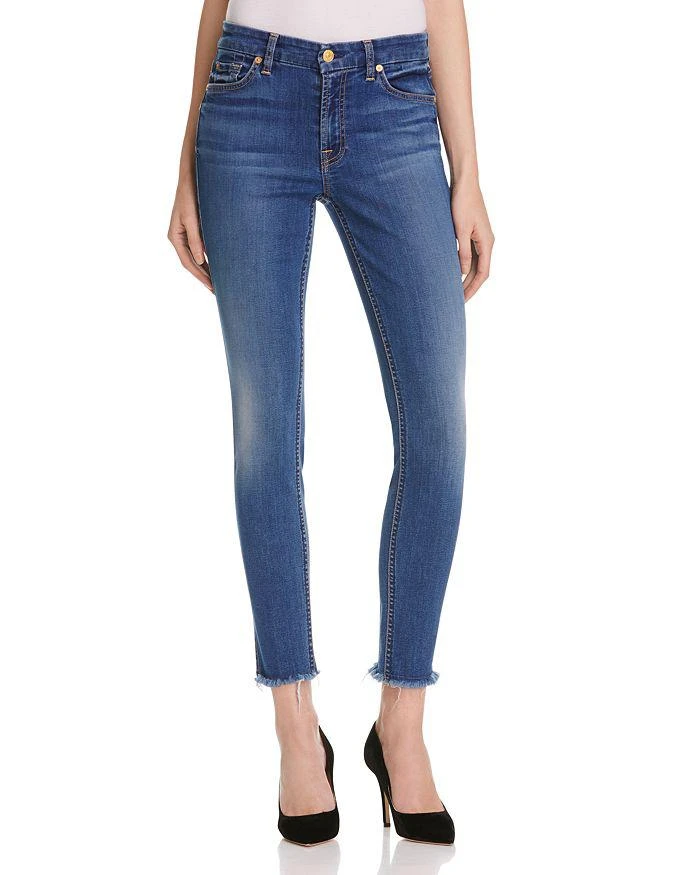 商品7 For All Mankind|Skinny Ankle Jeans in Reign - 100% Bloomingdale's Exclusive铅笔裤,价格¥742,第1张图片