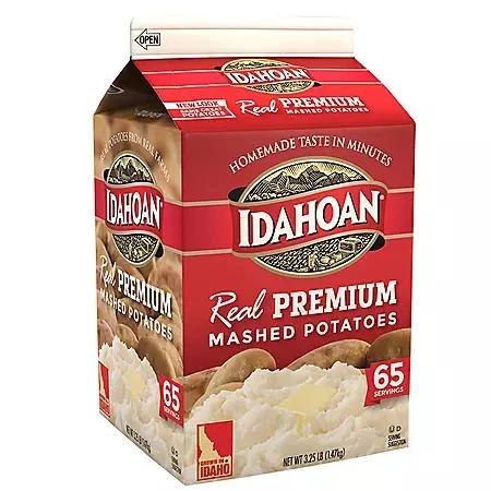 商品Idahoan|Idahoan Real Premium Mashed Potatoes, 3.25 lbs.,价格¥73,第1张图片