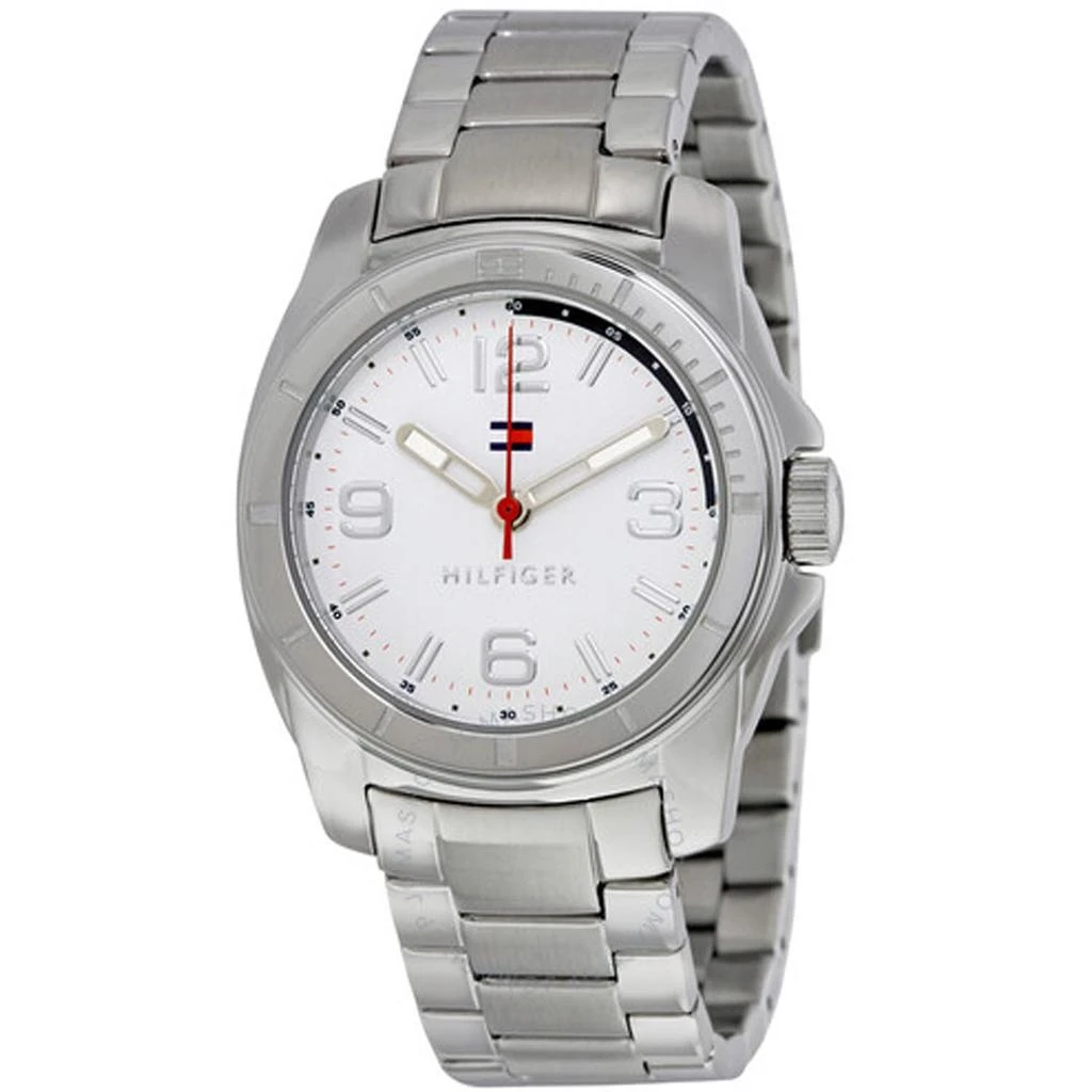 商品Tommy Hilfiger|Tommy Hilfiger Men's Communion White Dial Watch,价格¥476,第1张图片