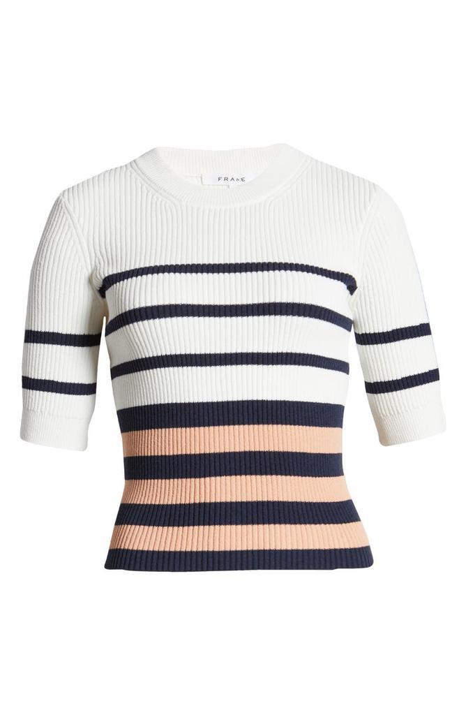 商品FRAME|Rib Short Sleeve Sweater,价格¥1043,第7张图片详细描述