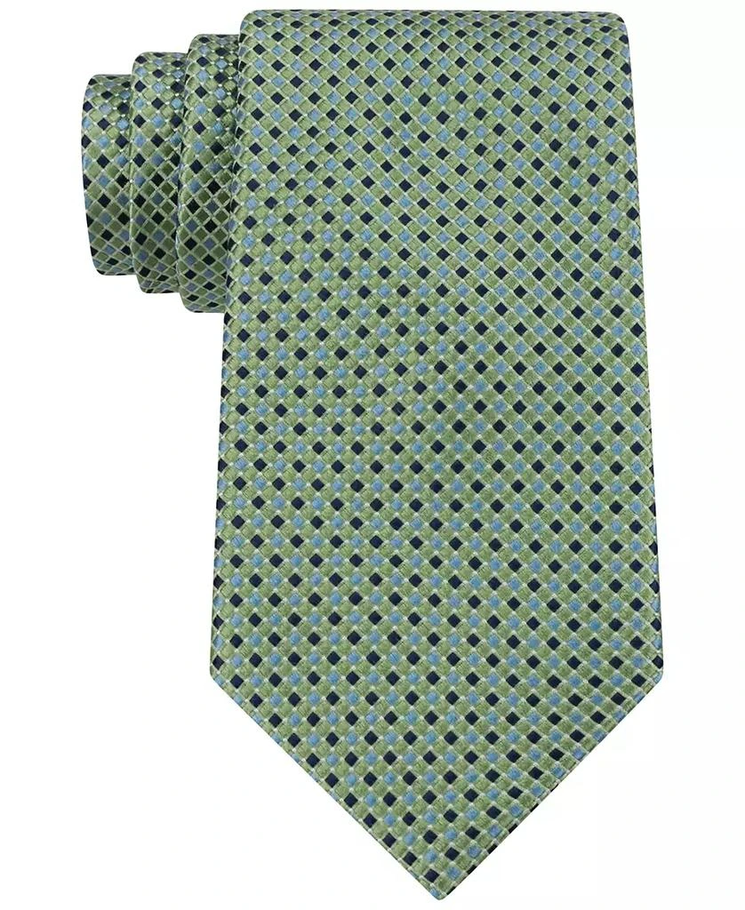 商品Tommy Hilfiger|Men's Micro-Pattern Neat Silk Tie,价格¥358,第1张图片详细描述