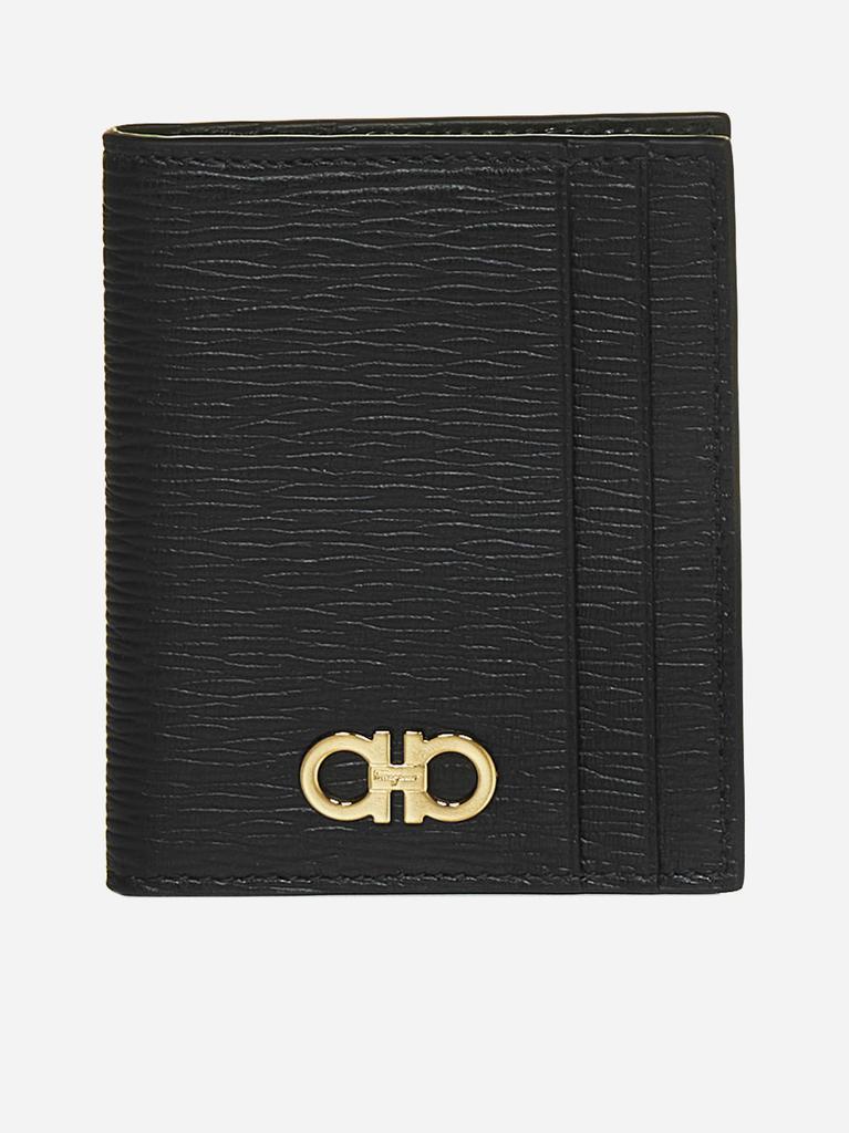 商品Salvatore Ferragamo|Gancini leather bifold wallet,价格¥2071,第1张图片
