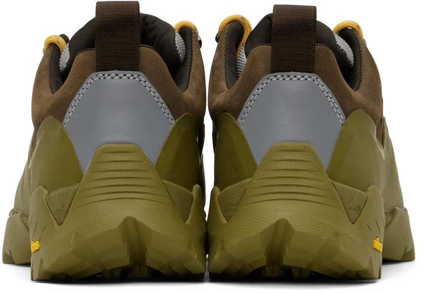 商品ROA|Brown & Khaki Katharina Laser Cut Sneakers,价格¥1045,第2张图片详细描述