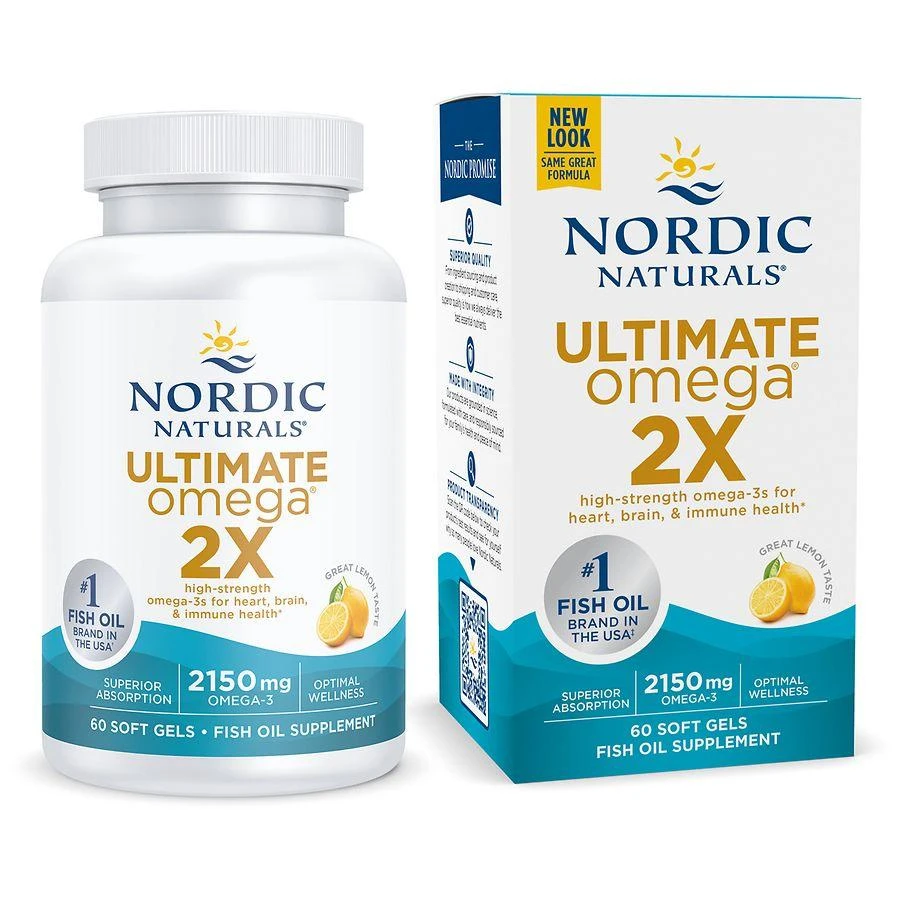 商品Nordic Naturals|Ultimate Omega 2X Soft Gels Lemon,价格¥313,第3张图片详细描述